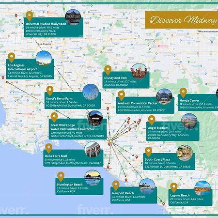 3Br Disney Vila Unit W Parking & Ev - Close To Beaches Midway City Kültér fotó
